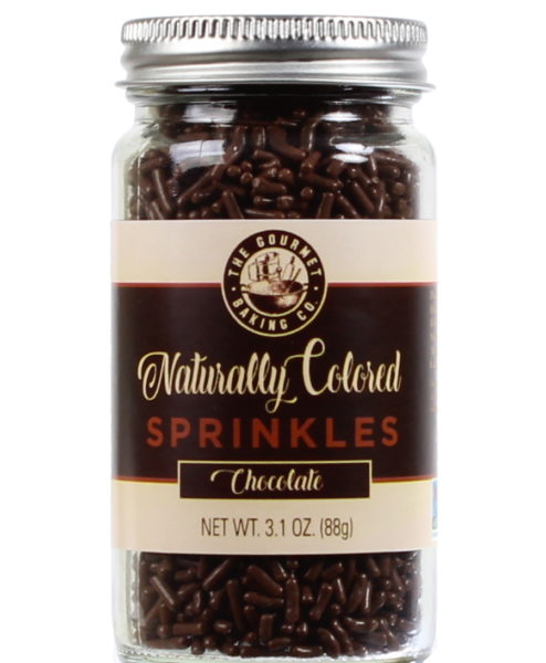 All Natural Chocolate Sprinkles Round