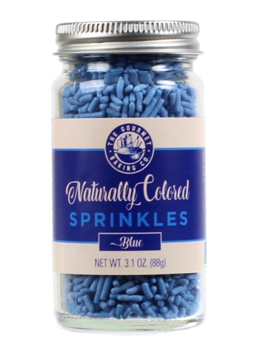 All Natural Blue Sprinkles Round