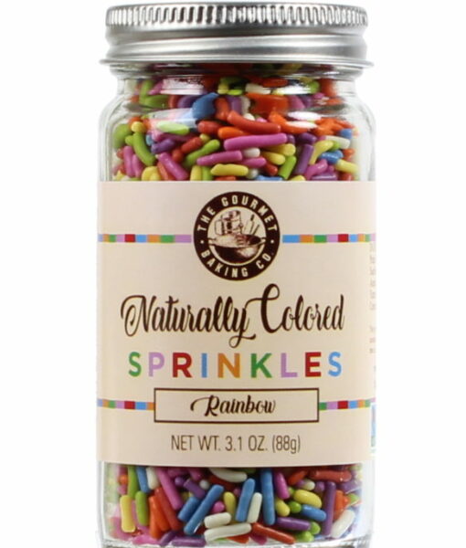 All Natural Rainbow Sprinkles Clr Round