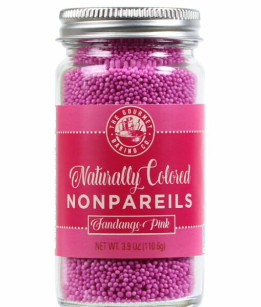 All Natural Pink Nonpareils Round