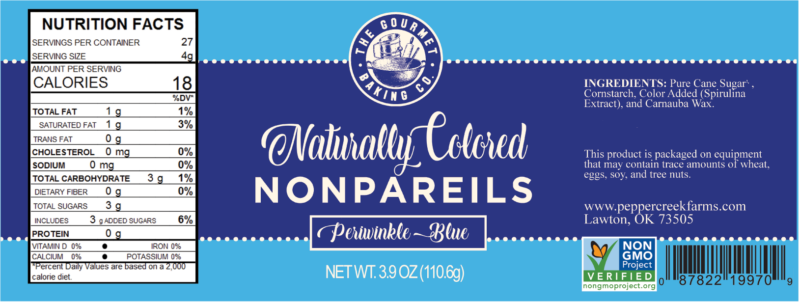 Bluenew Round Naturally Colored Nonpareil Nongmo