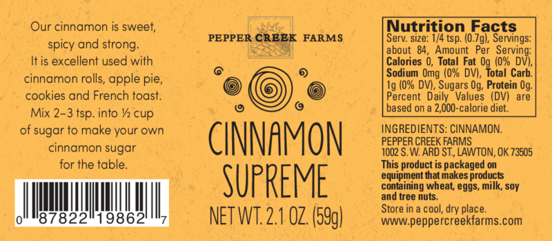 Cinnamon Supreme Pcf