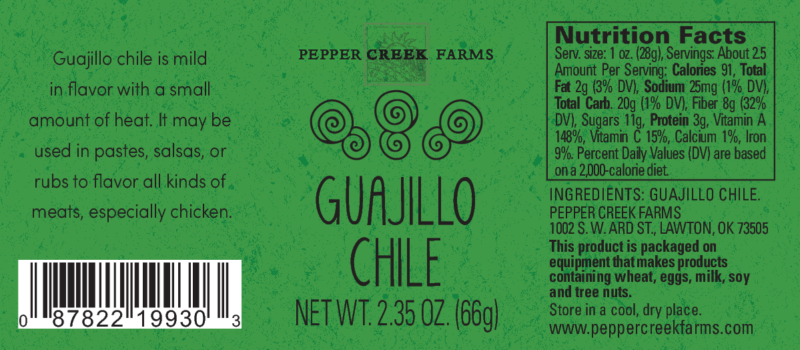 Guajillo Chile Pcf Coppertop