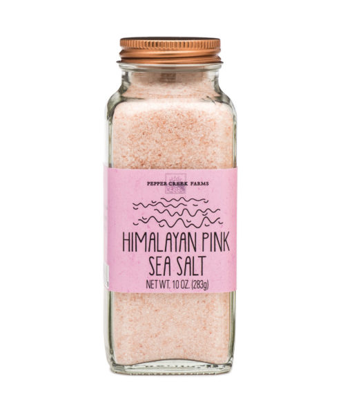 Himalayan Pink Sea Salt Copper Top