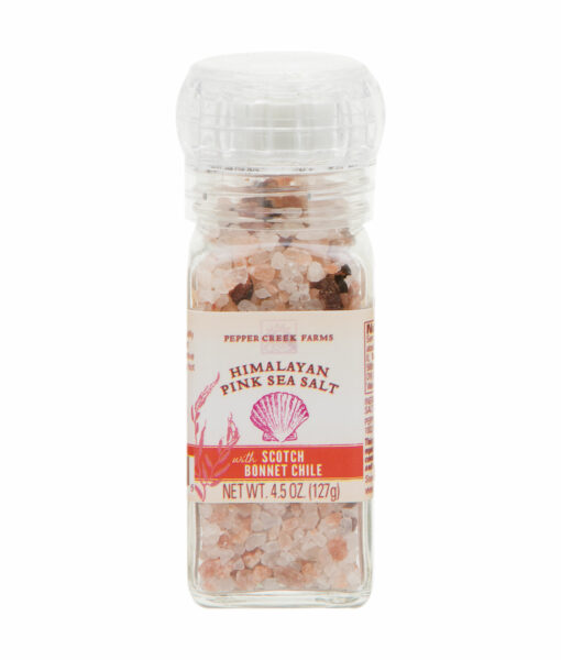 Himalayan Pink Sea Salt Scoth Bonnet Peppers