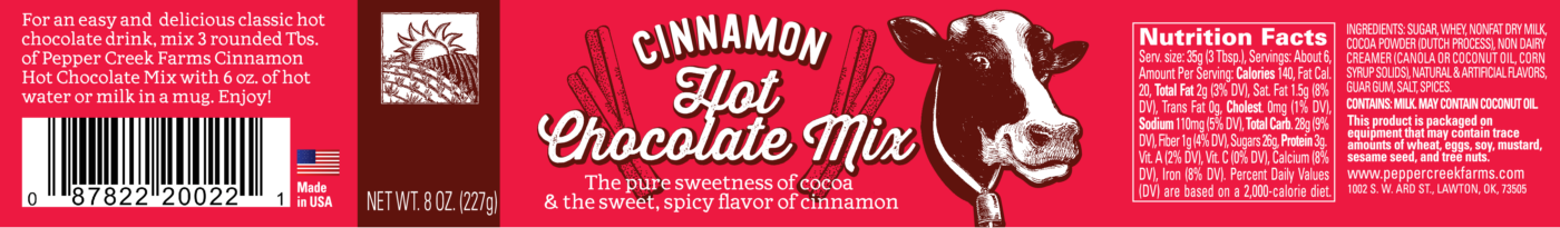 Hot Choc Side Cinnamon