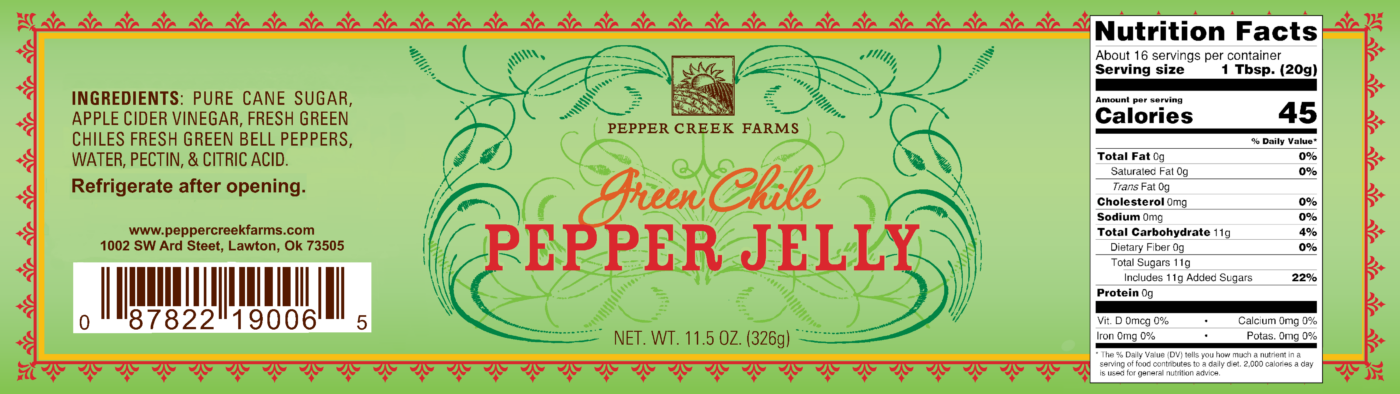 Kitchen Green Pepper Jelly