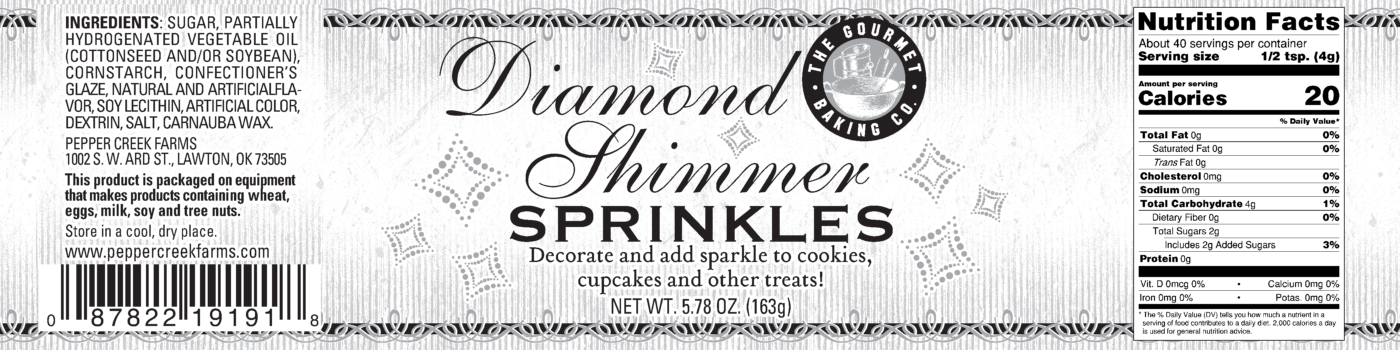 Md Of Diamond Shimmer Sprinkles