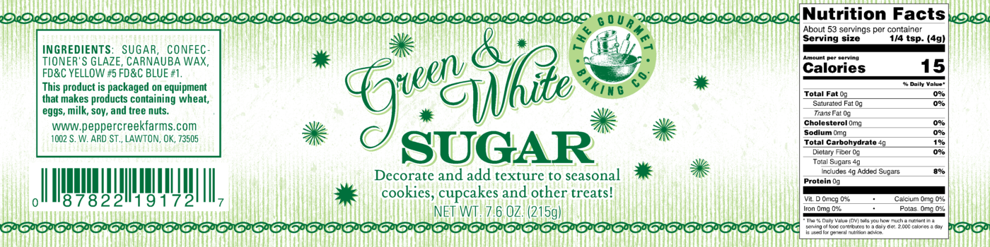 Md Of Green White Sugar