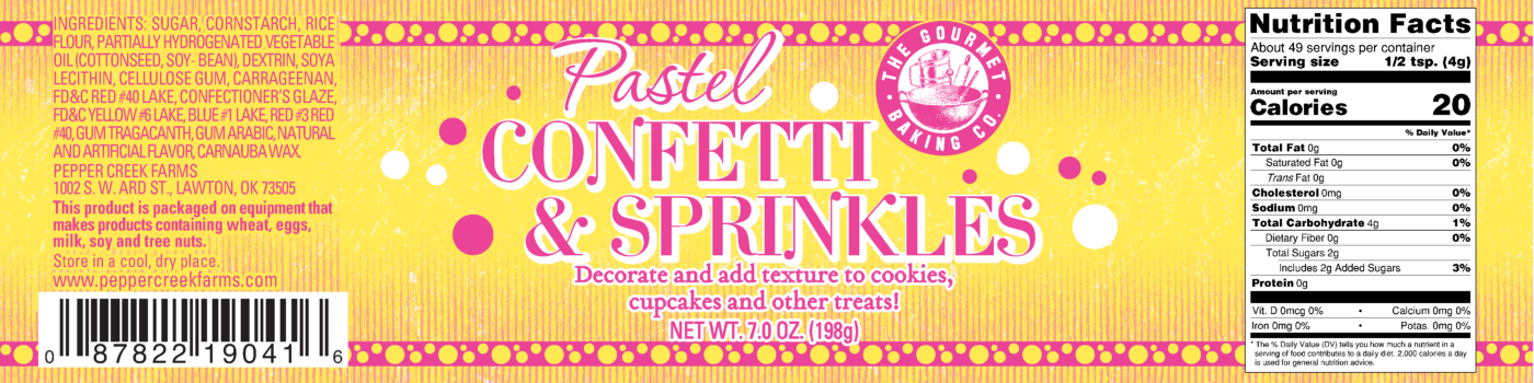Md Of Pastel Confetti Sprinkles