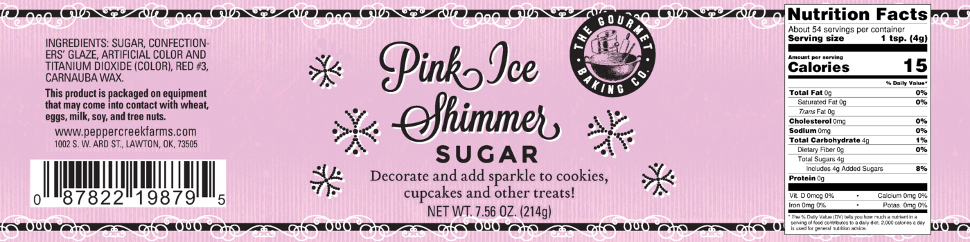 Md Of Pink Ice Shimmer Sugar