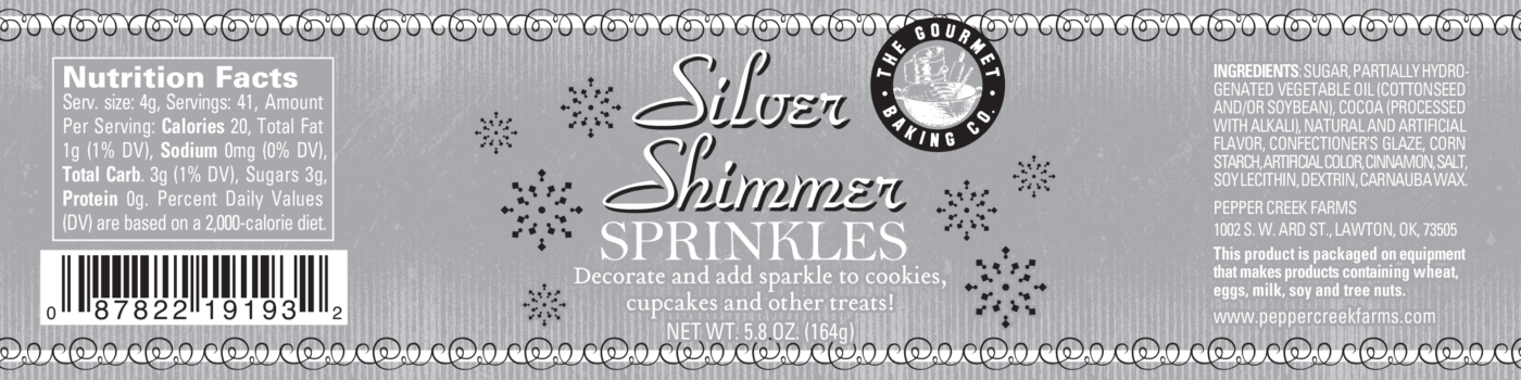 Med Of Silver Shimmer Sprinkles