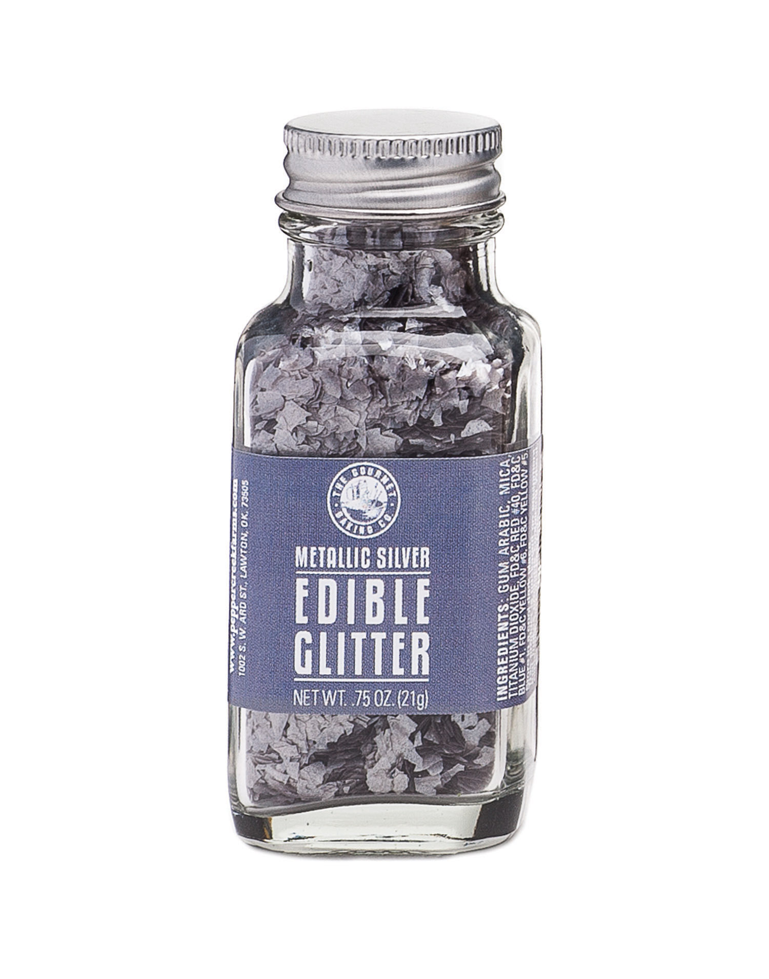 Metallic Silver Edible Glitter – Pepper Creek Farms