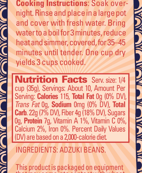Pcf Adzuki Beans Back