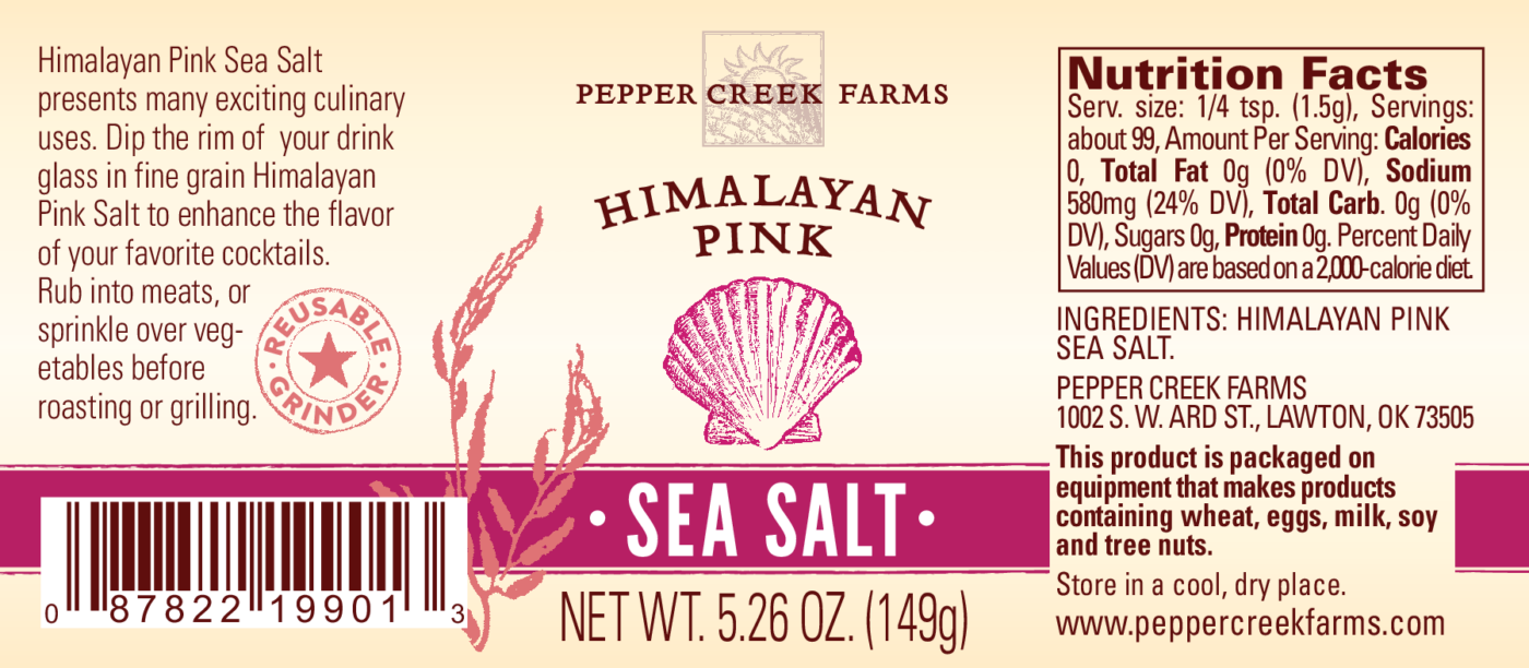 Pcf Grinder Himalayan Pink Salt