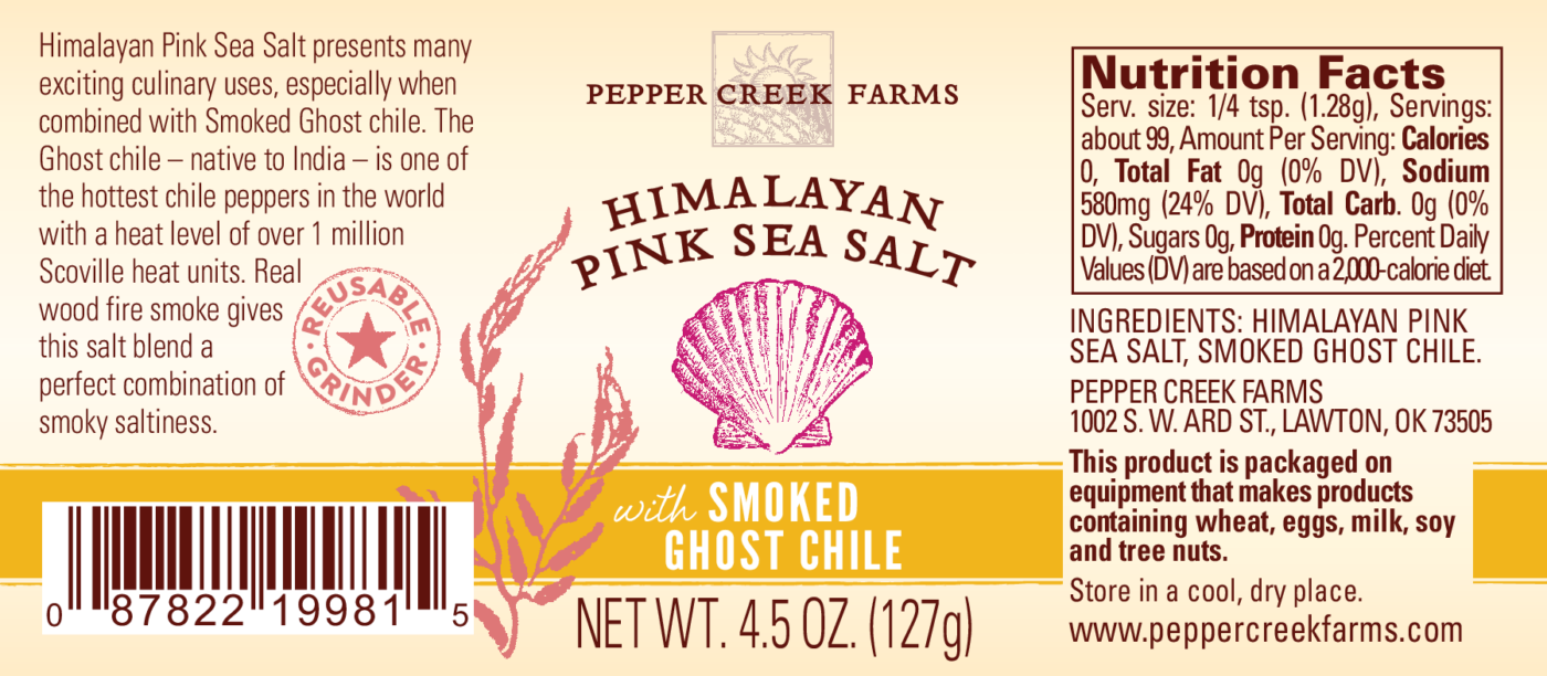 Pcf Grinder Himalayan Salt Smoked Ghost Chile C Smoked Ghost