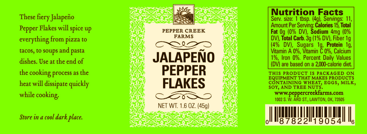 Pcf Jalapeno Pepper Flakes