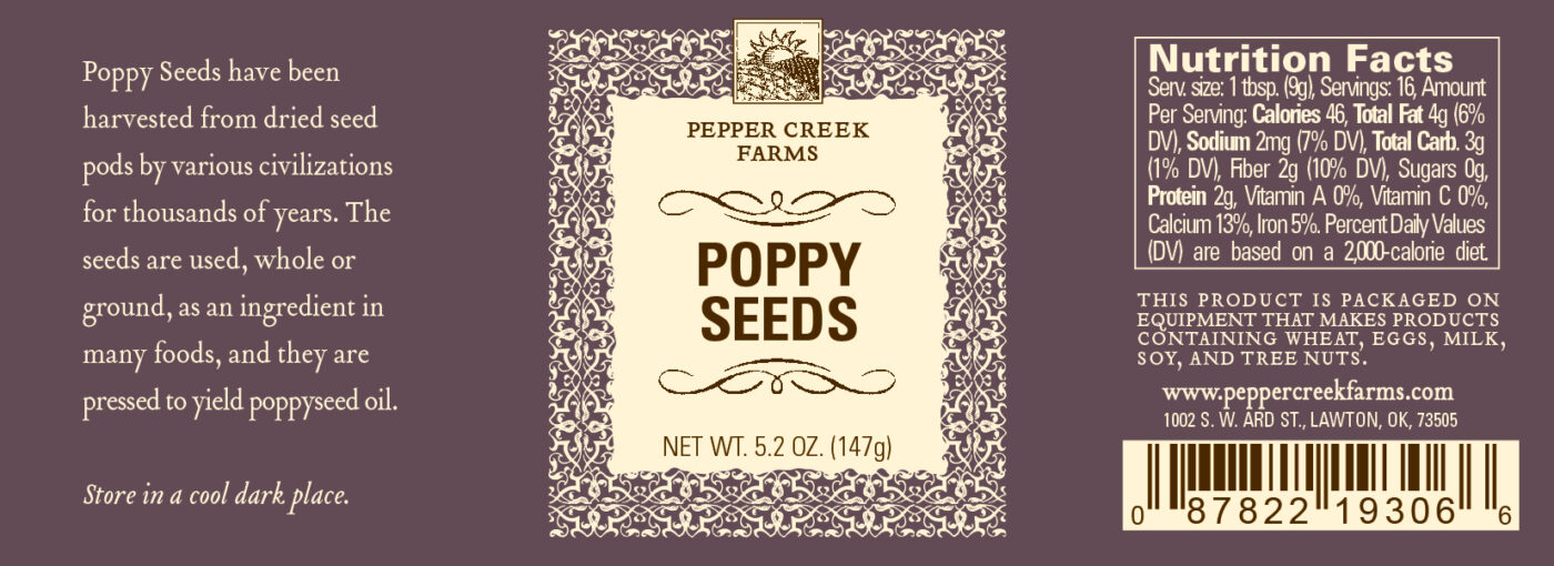 Pcf Poppy Seeds