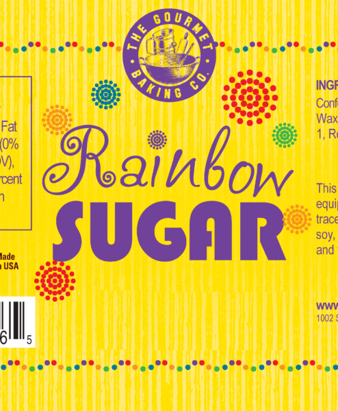 Rainbow Sugar Shipping Labels