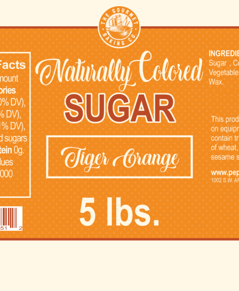 Revised Ne Naturally Colored Non Gmo Orange Sugar Lb Shipping Labels