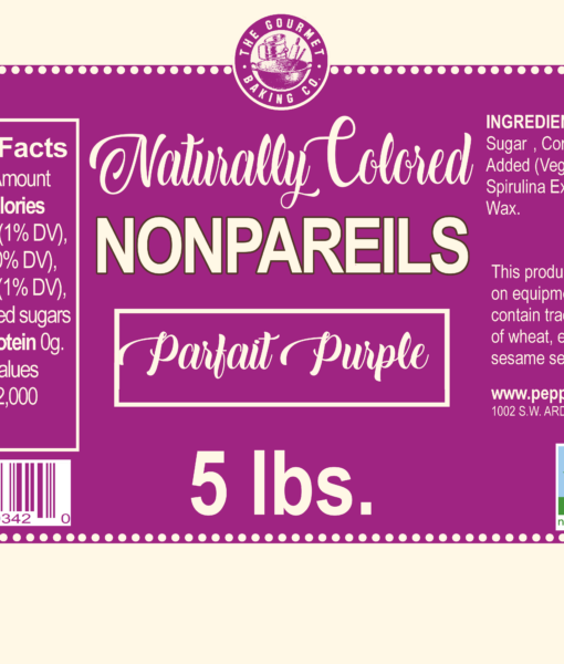 Revised Ne Naturally Colored Non Gmo Purple Nonpareil Lb Shipping Labels