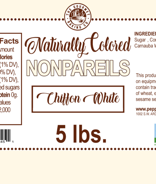Revised Ne Naturally Colored Non Gmo White Nonpareil Lb Shipping Labels