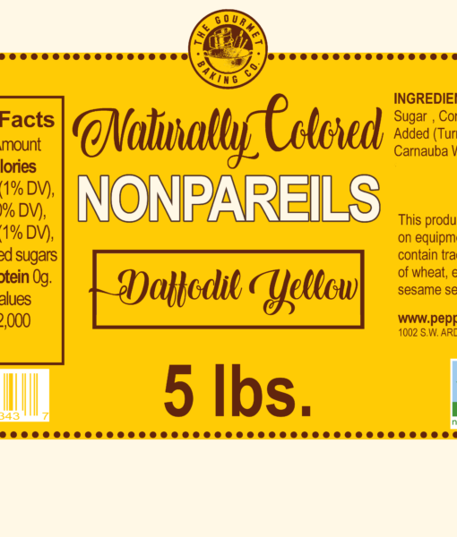 Revised Ne Naturally Colored Non Gmo Yellow Nonpareil Lb Shipping Labels