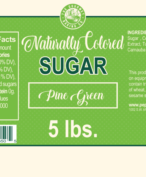 Revisednew Naturally Colored Non Gmo Green Sugar Lb Shipping Labels