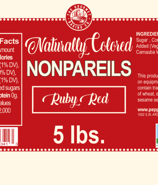 Revisednew Naturally Colored Non Gmo Red Nonpareil Lb Shipping Labels