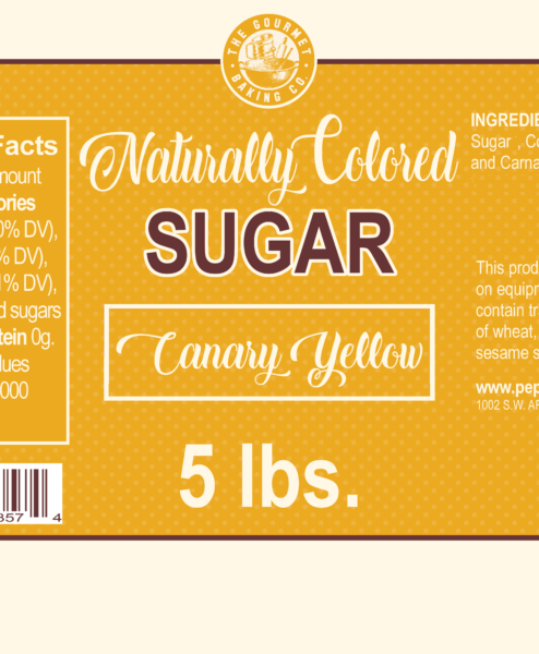 Revisednew Naturally Colored Non Gmo Yellow Sugar Lb Shipping Labels
