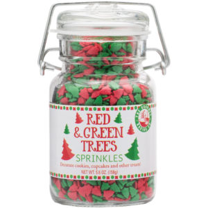 Red Green Christmas Tree Sprinkles