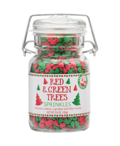 Red Green Christmas Tree Sprinkles