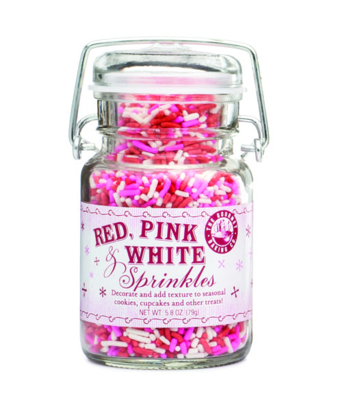 Red Pink White Sprinkles