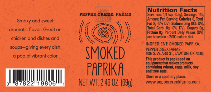 Smoked Paprika Pcf