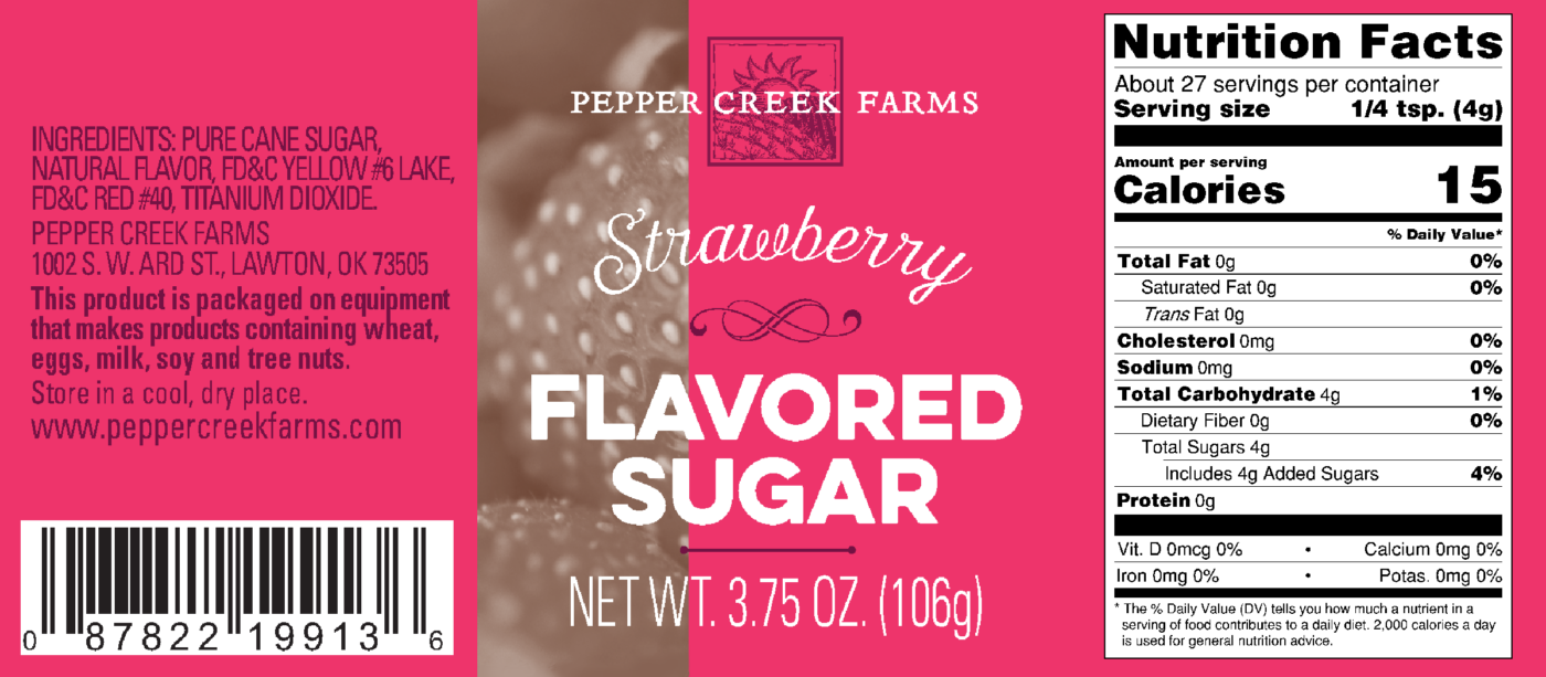 Strawberry Flavored Sugar