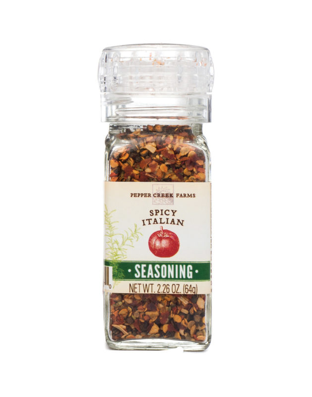 Spicy Italian Seasoning Grinder Pepper Creek Farms