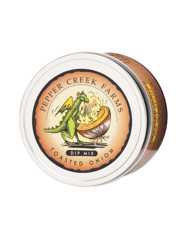 Toasted Onion Dip Mix Large Tin Pepper Creek Farms