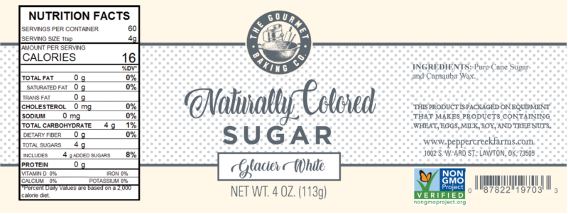 Whitenew Round Naturally Colored Sugar Nongmo
