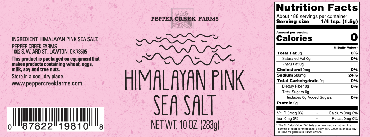 Z Coppertop Himalayan Pink Sea Salt