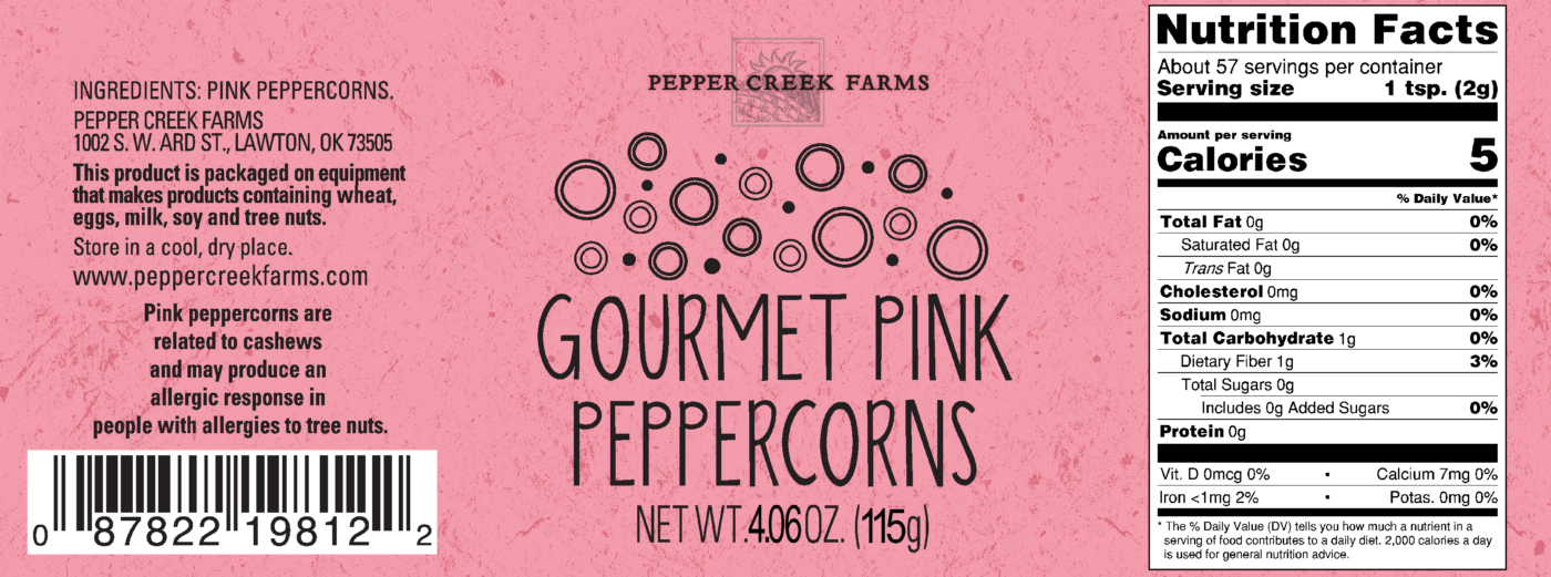 Z Coppertop Pink Peppercorns