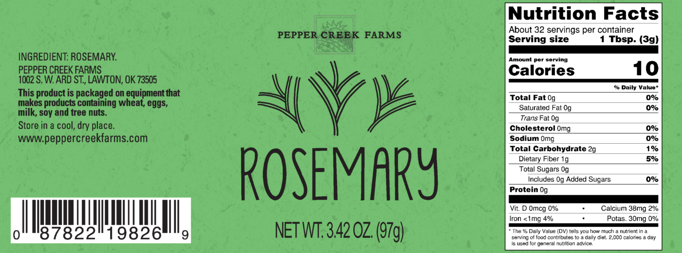 Z Coppertop Rosemary