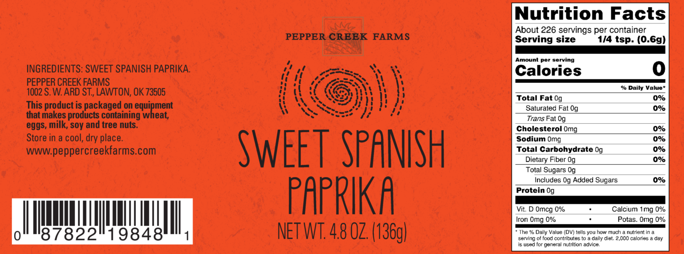 Z Coppertop Sweet Spanish Paprika