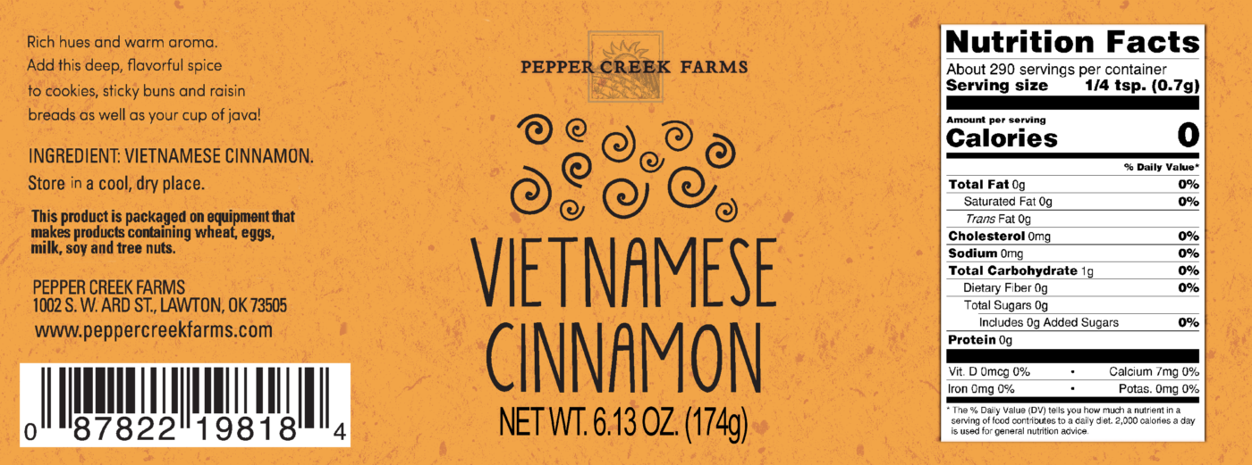 Z Coppertop Vietnamese Cinnamon