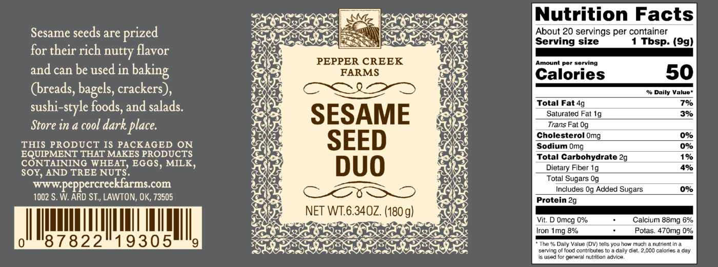 Z Sesame Seed Duo
