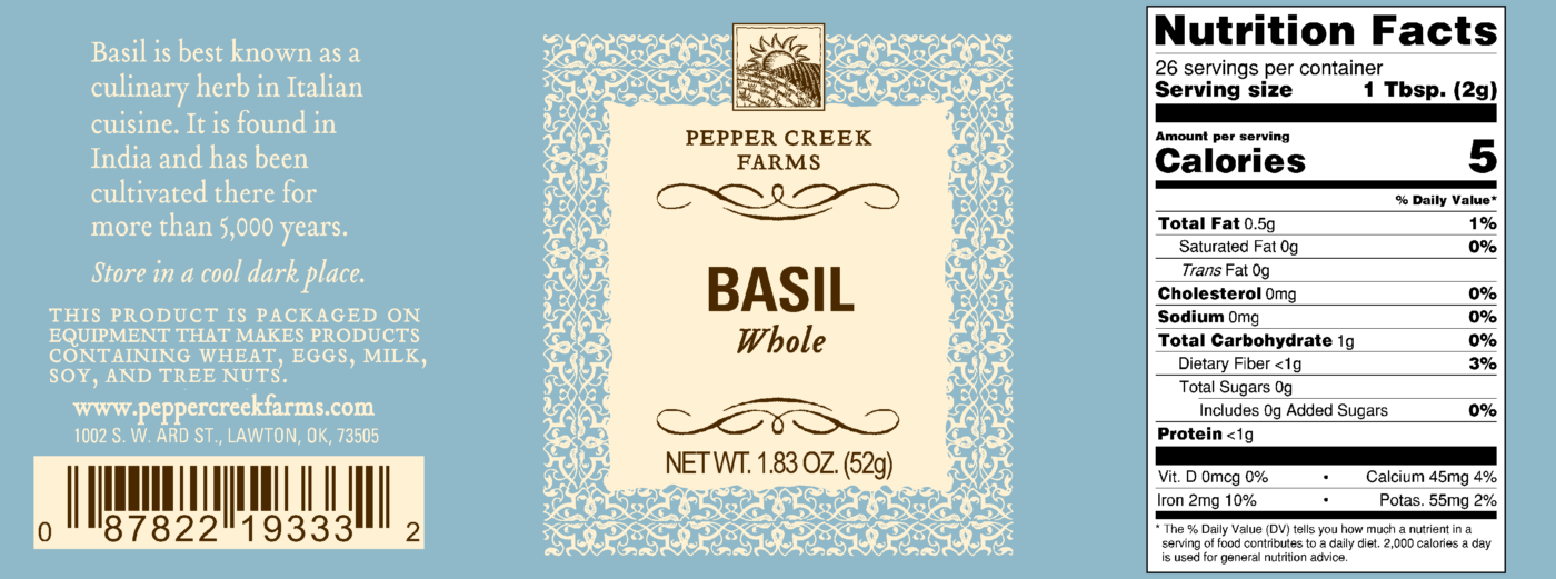 Z Whole Basil