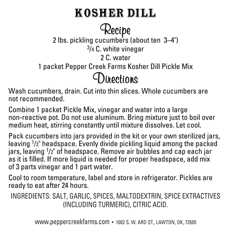 Kosher Dill Back