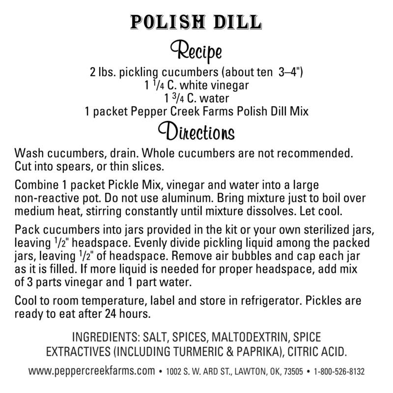 Polish Dill Back