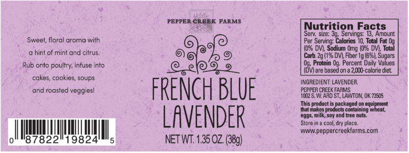 Z Copper Top French Blue Lavender