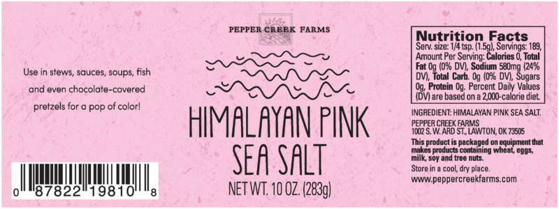 Z Copper Top Himalayan Pink Sea Salt
