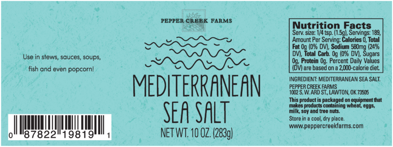 Z Copper Top Mediterranean Sea Salt